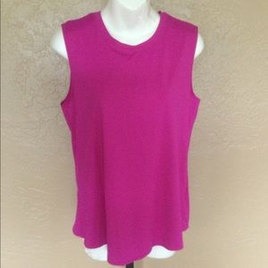 Athleta Hot Pink Tank Top S Exercise Workout Shirt